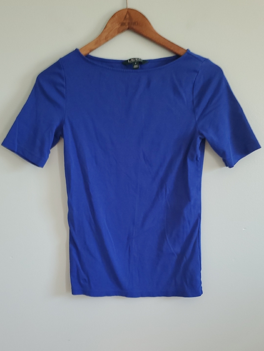 Ralph Lauren Cobalt Short-Sleeve Boatneck Tee
